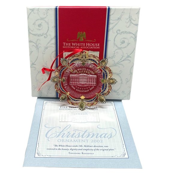 The White House 2002 Christmas Ornament Historical Association with Box - Picture 1 of 7